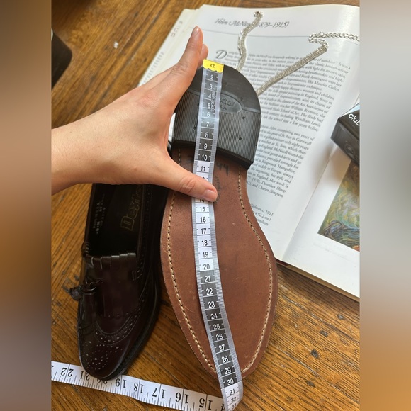 Leather wingtip Oxford shoes / unisex - Picture 7 of 13